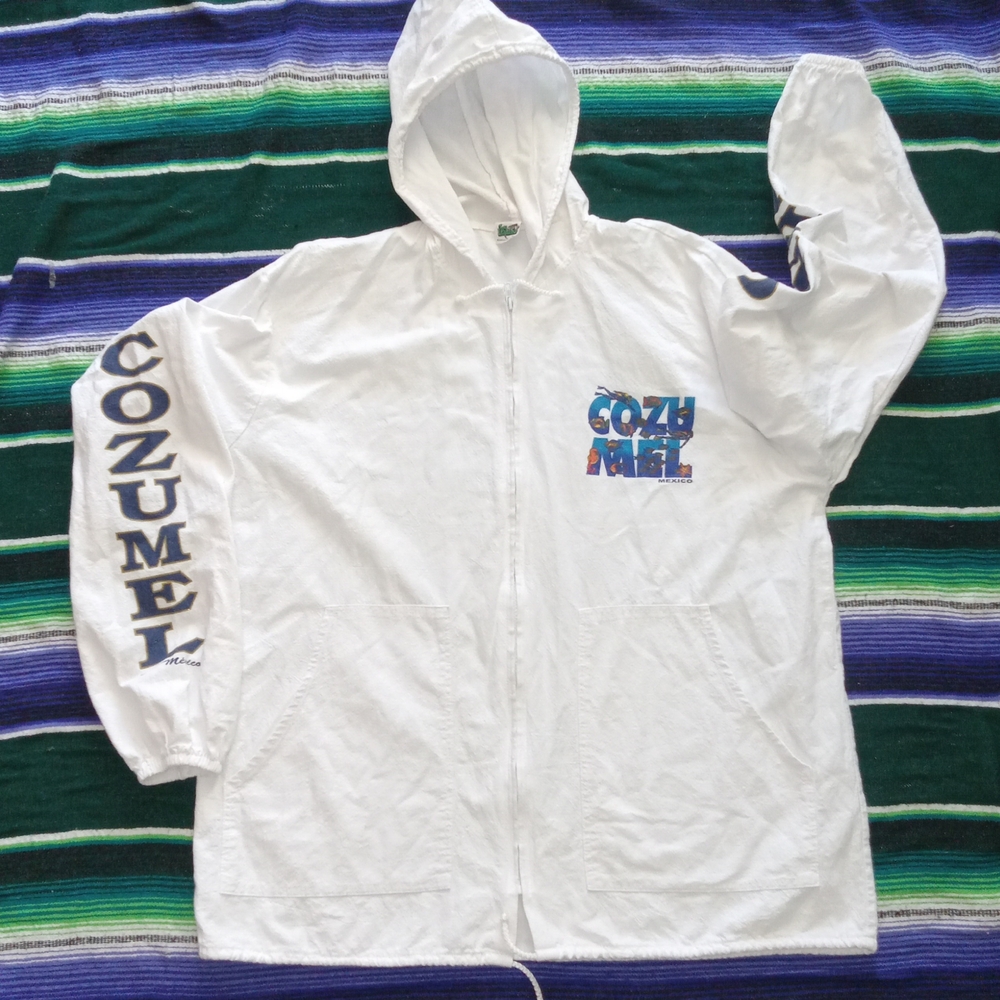 White Cozumel Womans Jacket Xl